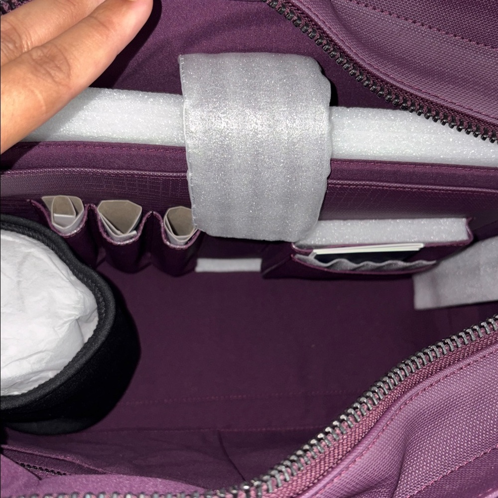 Dagne Dover Purple Women's Tote/Laptop bag - Picture 4 of 4